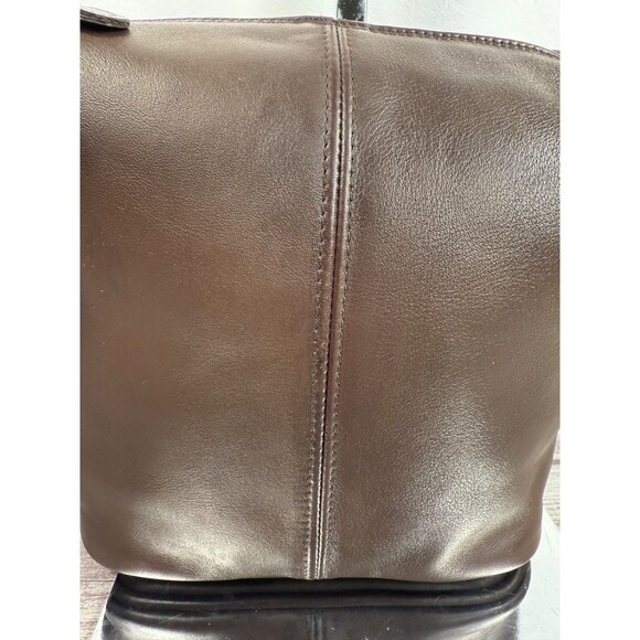 Vintage COACH 4148 Dark Brown Leather Soho Shoulder Bag Made in USA EXCELLENT - Picture 14 of 16